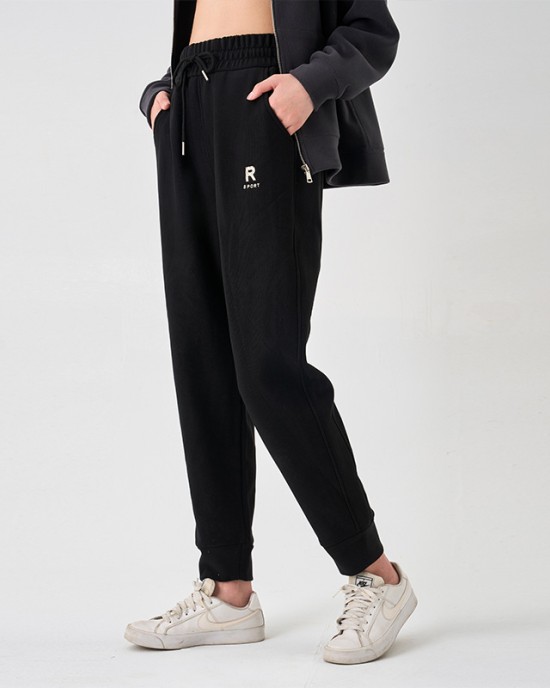 Sweatpants Spring and Autumn loose drawstring leg Harlan guard pants outside the wear straight nine points casual pants