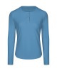 Vertical ribbed front collar sports long sleeve feminine casual home running yoga wear